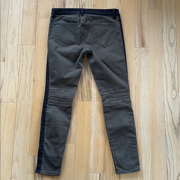 Genetic Denim The Sadie Pant, Army Green and Black, Size 30 - Picture 4 of 10